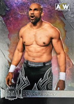 #27 Scorpio Sky - 2022 SkyBox Metal Universe AEW Wrestling