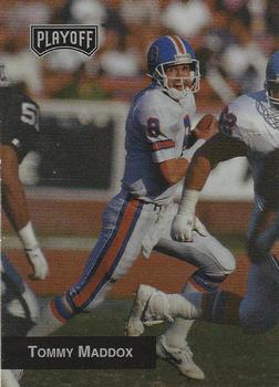 #27 Tommy Maddox - Denver Broncos - 1993 Playoff Football