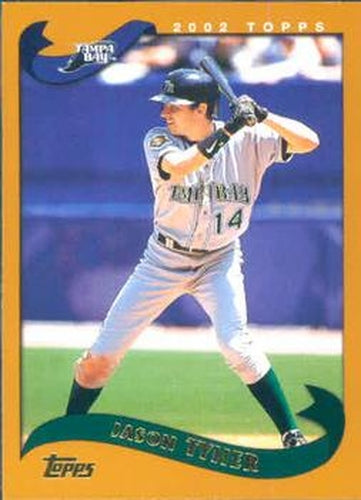 #27 Jason Tyner - Tampa Bay Devil Rays - 2002 Topps Baseball