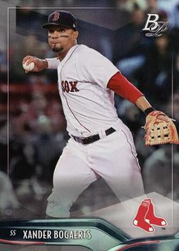#27 Xander Bogaerts - Boston Red Sox - 2021 Bowman Platinum Baseball