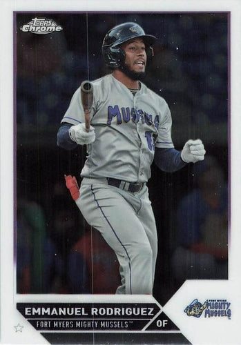 #PDC-27 Emmanuel Rodriguez - Fort Myers Mighty Mussels - 2023 Topps Pro Debut - Chrome Baseball