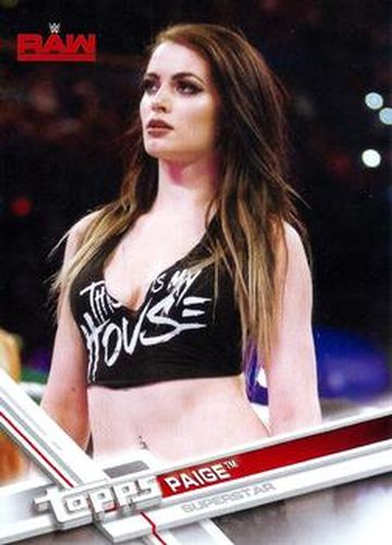 #27 Paige - 2017 Topps WWE Wrestling