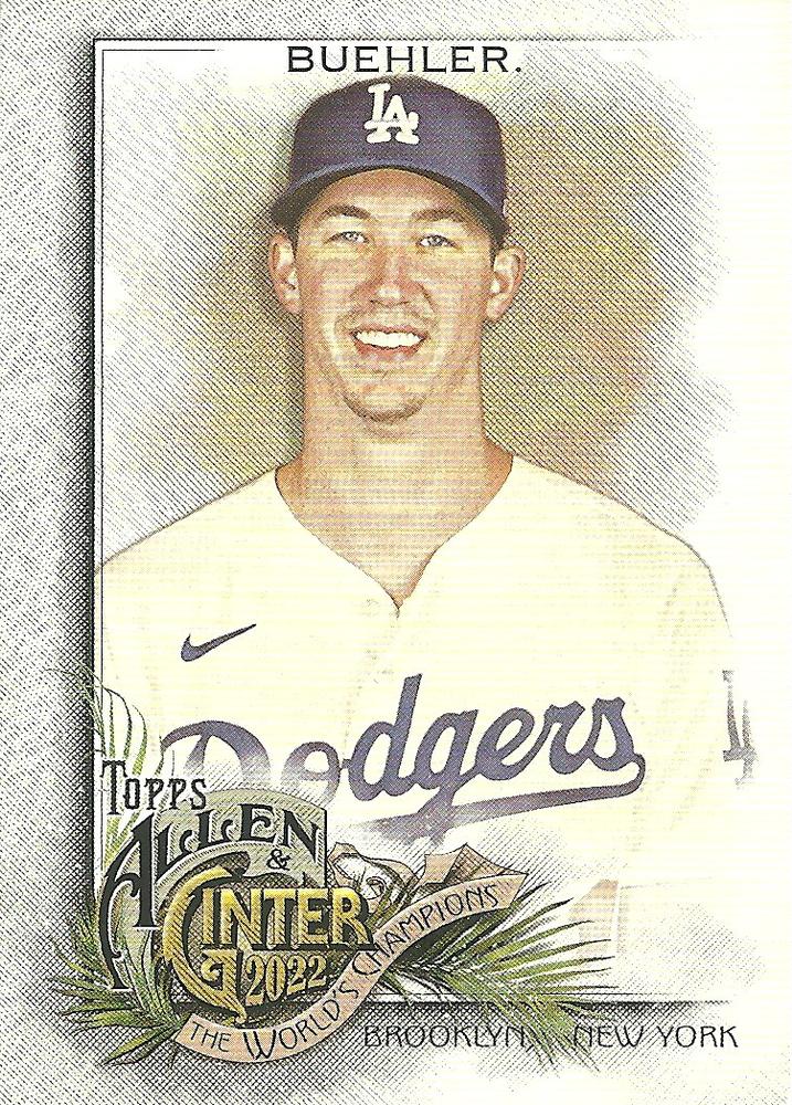 #27 Walker Buehler - Los Angeles Dodgers - 2022 Topps Allen & Ginter Baseball