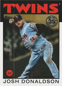 #86B-27 Josh Donaldson - Minnesota Twins - 2021 Topps - 1986 Topps Baseball 35th Anniversary Series One Baseball