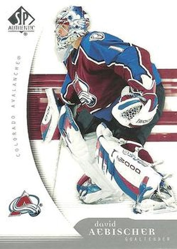 #27 David Aebischer - Colorado Avalanche - 2005-06 SP Authentic Hockey