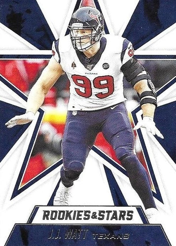 #27 J.J. Watt - Houston Texans - 2020 Panini Rookies & Stars Football