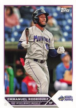 #PD-27 Emmanuel Rodriguez - Fort Myers Mighty Mussels - 2023 Topps Pro Debut Baseball