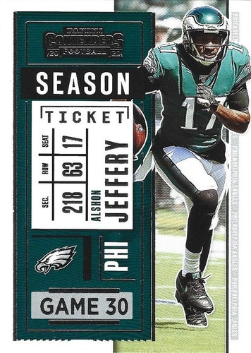 #27 Alshon Jeffery - Philadelphia Eagles - 2020 Panini Contenders Football