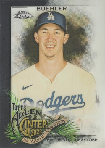 #27 Walker Buehler - Los Angeles Dodgers - 2022 Topps Allen & Ginter Chrome Baseball