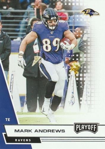 #27 Mark Andrews - Baltimore Ravens - 2020 Panini Playoff Football