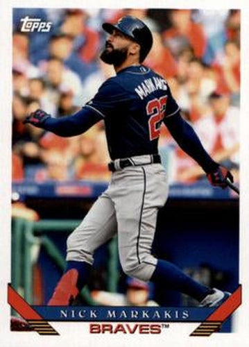#280 Nick Markakis - Atlanta Braves - 2019 Topps Archives Baseball