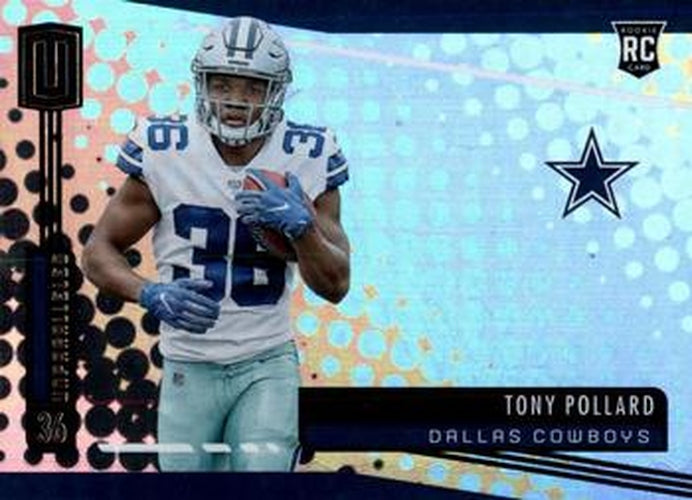 #280 Tony Pollard - Dallas Cowboys - 2019 Panini Unparalleled Football