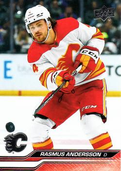#280 Rasmus Andersson - Calgary Flames -2023-24 Upper Deck Hockey