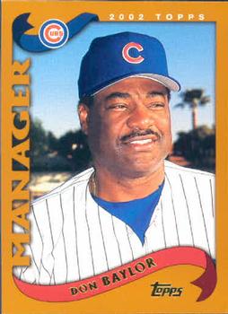 #280 Don Baylor - Chicago Cubs - 2002 Topps Baseball