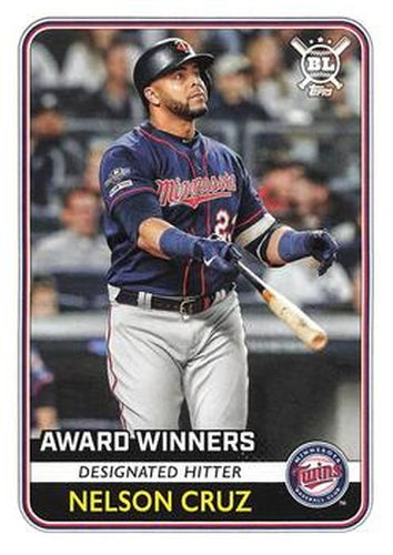 #280 Nelson Cruz - Minnesota Twins - 2020 Topps Big League Baseball