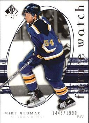 #280 Mike Glumac - St. Louis Blues - 2005-06 SP Authentic Hockey