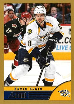 #280 Kevin Klein - Nashville Predators - 2013-14 Score - Gold Hockey