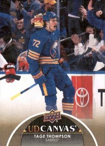 #C280 Tage Thompson - Buffalo Sabres - 2021-22 Upper Deck - UD Canvas Hockey