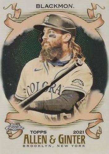 #280 Charlie Blackmon - Colorado Rockies - 2021 Topps Allen & Ginter Chrome Baseball