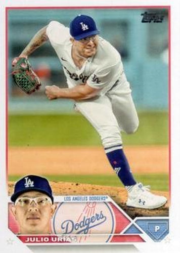 #280 Julio Urias - Los Angeles Dodgers - 2023 Topps Baseball