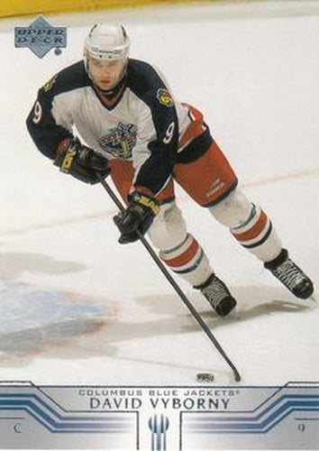 #280 David Vyborny - Columbus Blue Jackets - 2001-02 Upper Deck Hockey