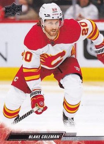 #281 Blake Coleman - Calgary Flames - 2022-23 Upper Deck Hockey