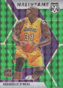 #281 Shaquille O'Neal - Los Angeles Lakers - 2019-20 Panini Mosaic - Green Prizm Basketball