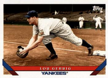 #281 Lou Gehrig - New York Yankees - 2019 Topps Archives Baseball