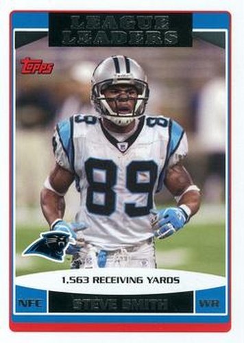 #281 Steve Smith - Carolina Panthers - 2006 Topps Football
