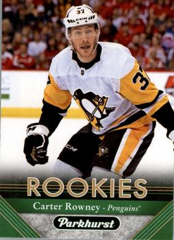 #281 Carter Rowney - Pittsburgh Penguins - 2017-18 Parkhurst Hockey