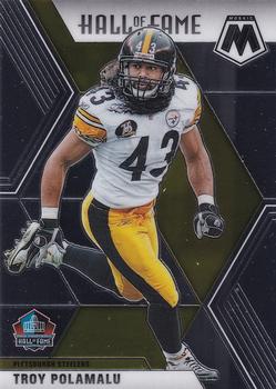 #281 Troy Polamalu - Pittsburgh Steelers - 2020 Panini Mosaic Football