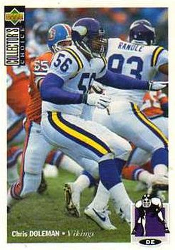 #281 Chris Doleman - Minnesota Vikings - 1994 Collector's Choice Football