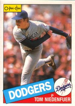 #281 Tom Niedenfuer - Los Angeles Dodgers - 1985 O-Pee-Chee Baseball