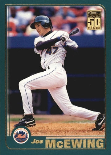 #281 Joe McEwing - New York Mets - 2001 Topps Baseball