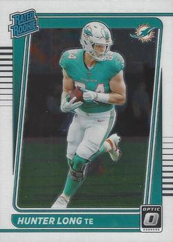 #281 Hunter Long - Miami Dolphins - 2021 Donruss Optic Football