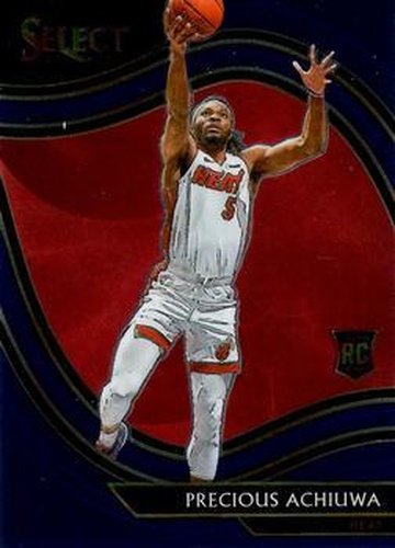 #281 Precious Achiuwa - Miami Heat - 2020-21 Panini Select - Blue Basketball