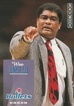 #281 Wes Unseld - Washington Bullets - 1992-93 SkyBox Basketball