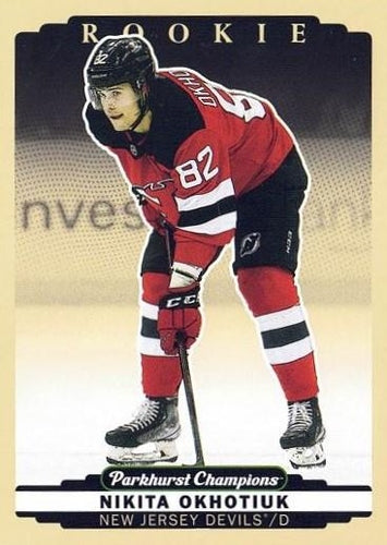 #281 Nikita Okhotiuk - New Jersey Devils - 2022-23 Parkhurst Champions Hockey