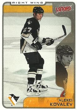 #281 Alex Kovalev - Pittsburgh Penguins - 2001-02 Upper Deck Victory Hockey