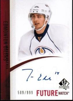 #281 Jordan Eberle - Edmonton Oilers - 2010-11 SP Authentic Hockey