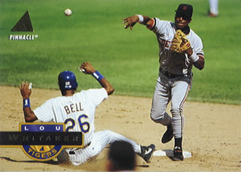 #281 Lou Whitaker - Detroit Tigers - 1994 Pinnacle Baseball