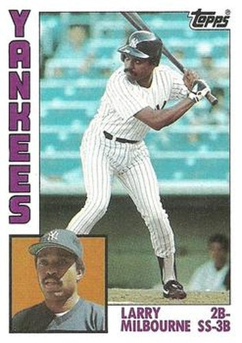#281 Larry Milbourne - New York Yankees - 1984 Topps Baseball
