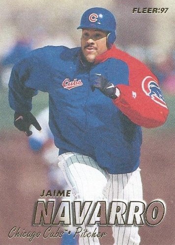 #281 Jaime Navarro - Chicago Cubs - 1997 Fleer Baseball