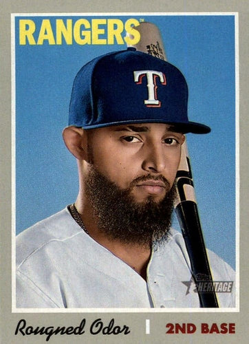 #281 Rougned Odor - Texas Rangers - 2019 Topps Heritage Baseball