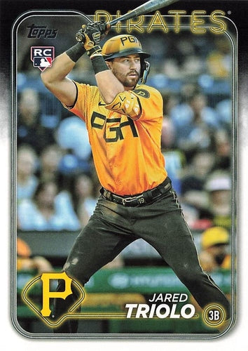 #281 Jared Triolo - Pittsburgh Pirates - 2024 Topps Baseball