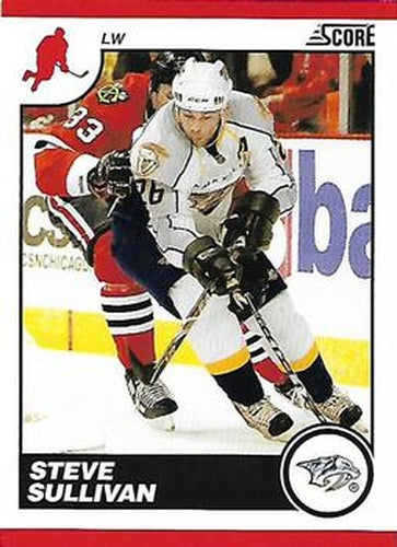 #281 Steve Sullivan - Nashville Predators - 2010-11 Score Hockey