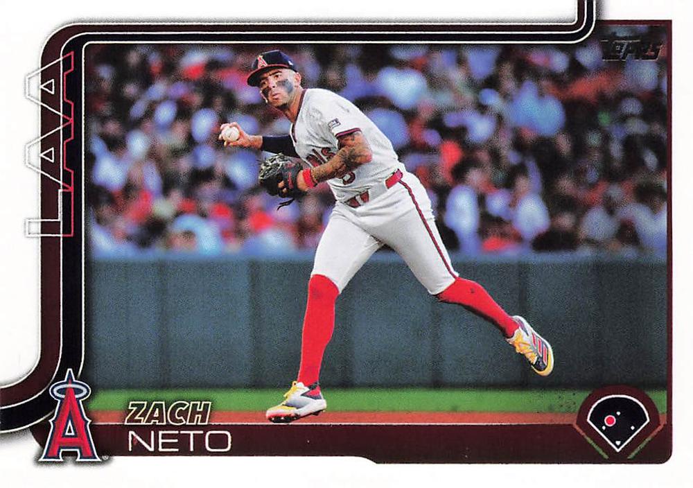 #282 Zach Neto - Los Angeles Angels - 2025 Topps Baseball