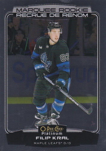 #282 Filip Kral - Toronto Maple Leafs - 2022-23 O-Pee-Chee Platinum Hockey
