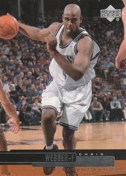 #282 Chris Webber - Sacramento Kings - 1999-00 Upper Deck Basketball