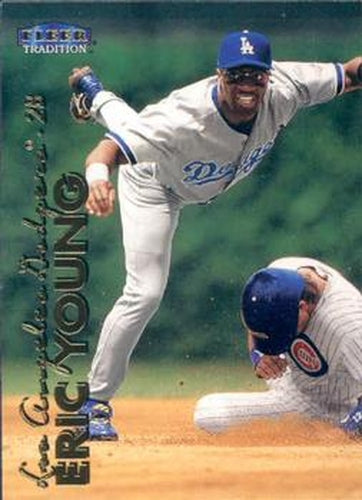 #282 Eric Young - Los Angeles Dodgers - 1999 Fleer Tradition Baseball